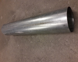 Tube 0.50 galv for M102 M&M